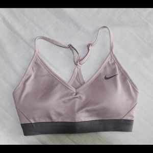 Nike women's pink sports bra
